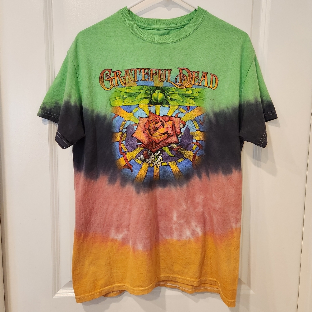 Grateful Dead Multicolor Tie Dye Wash Short Sleeve T-Shirt